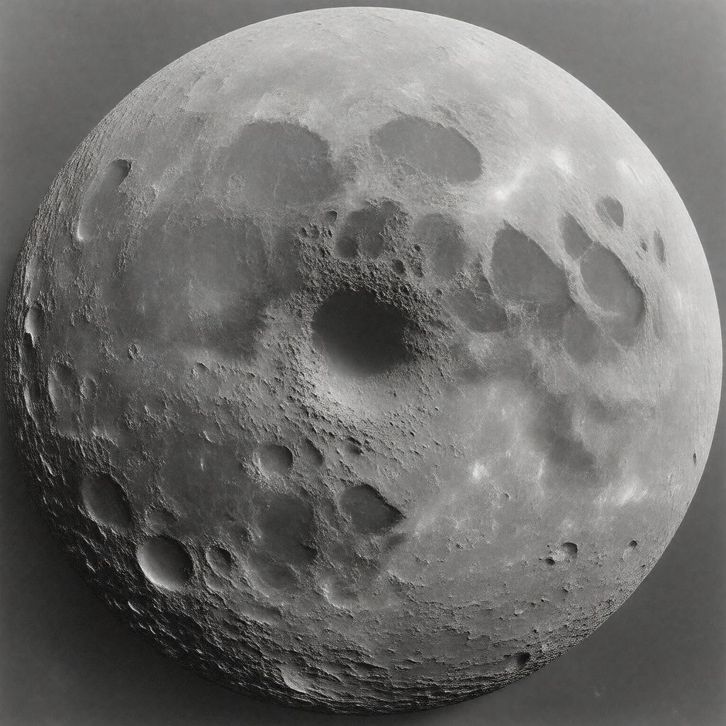 Click to view larger image AI-created image of Herschel crater (Mimas)