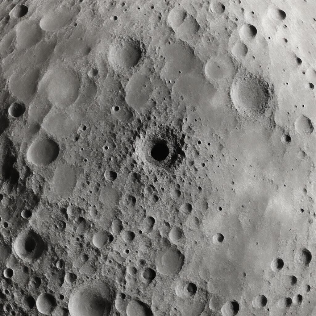 AI-created image of Herschel lunar crater