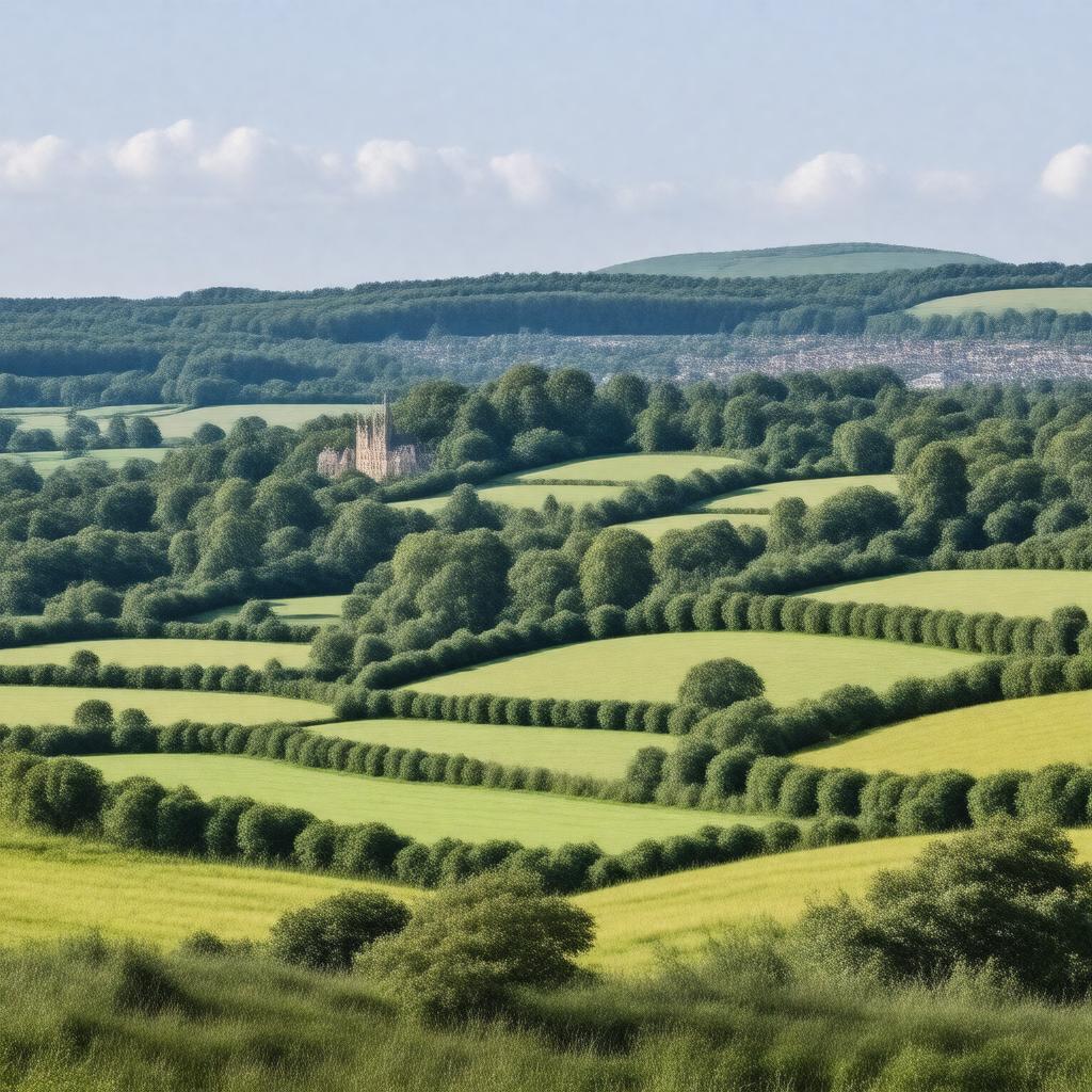 AI-created image of Hertfordshire, England