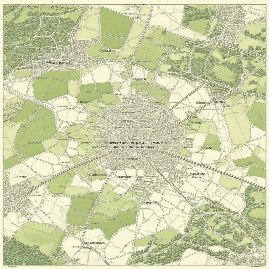 AI-created image of Hertsmere district