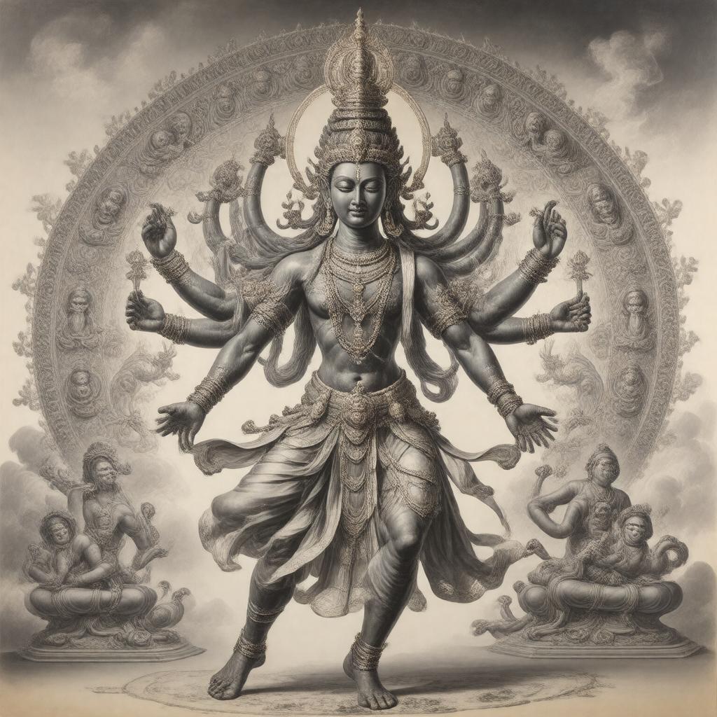AI-created image of Hevajra