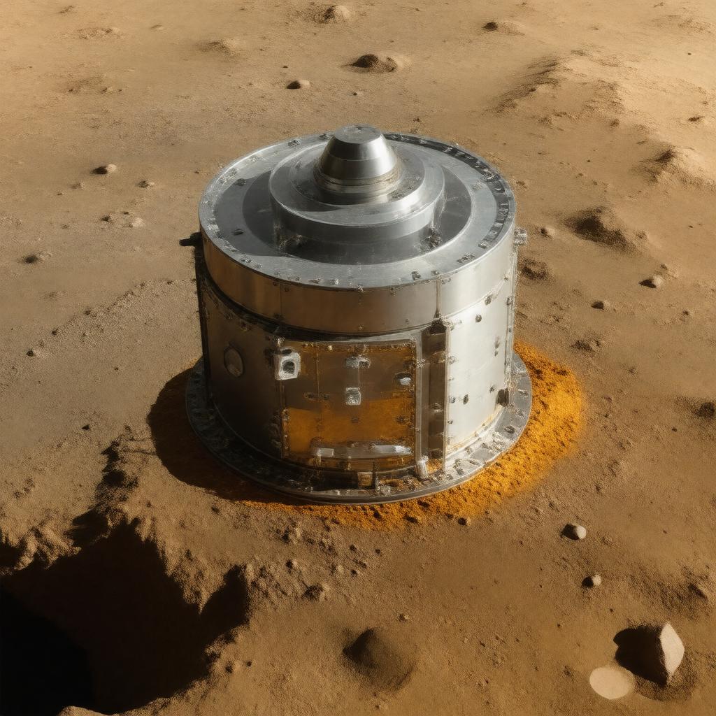 Click to view larger image AI-created image of HiRISE camera on Mars Reconnaissance Orbiter