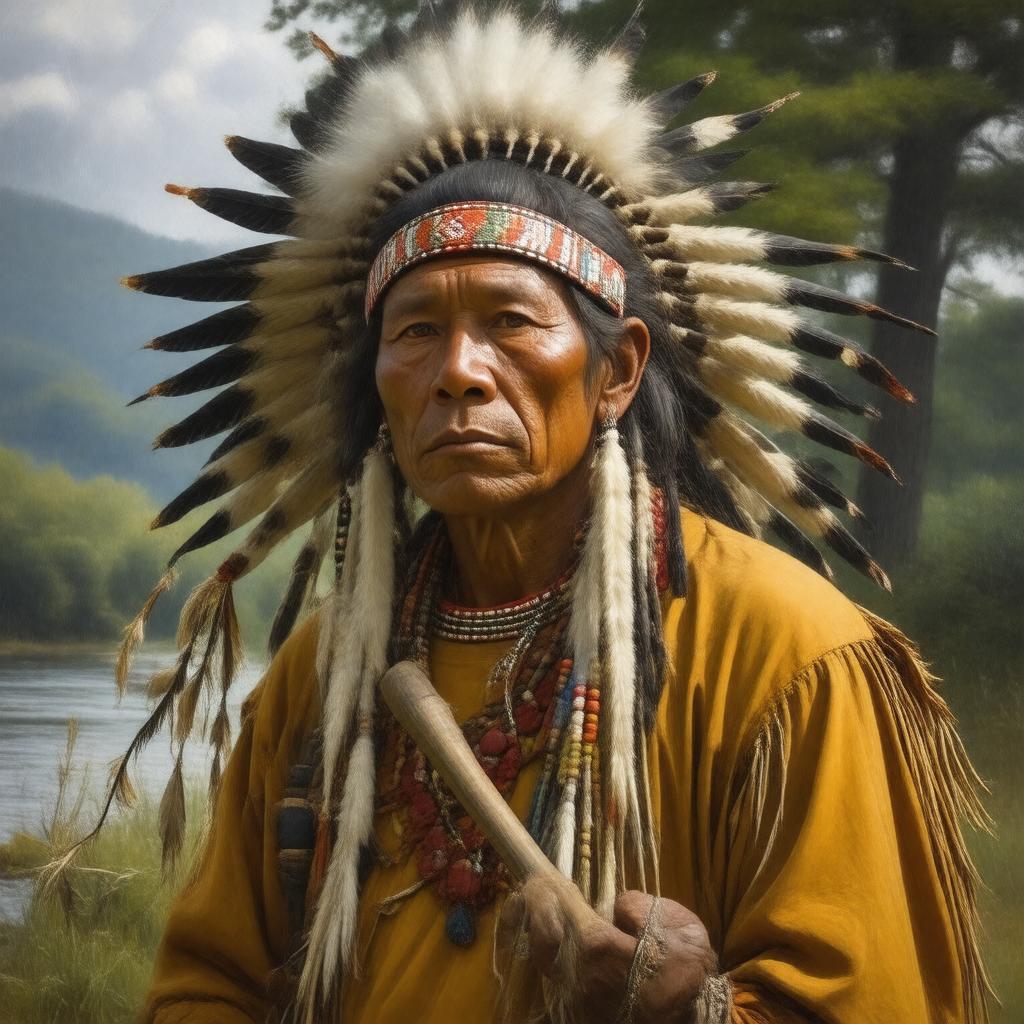 Click to view larger image AI-created image of Hiawatha