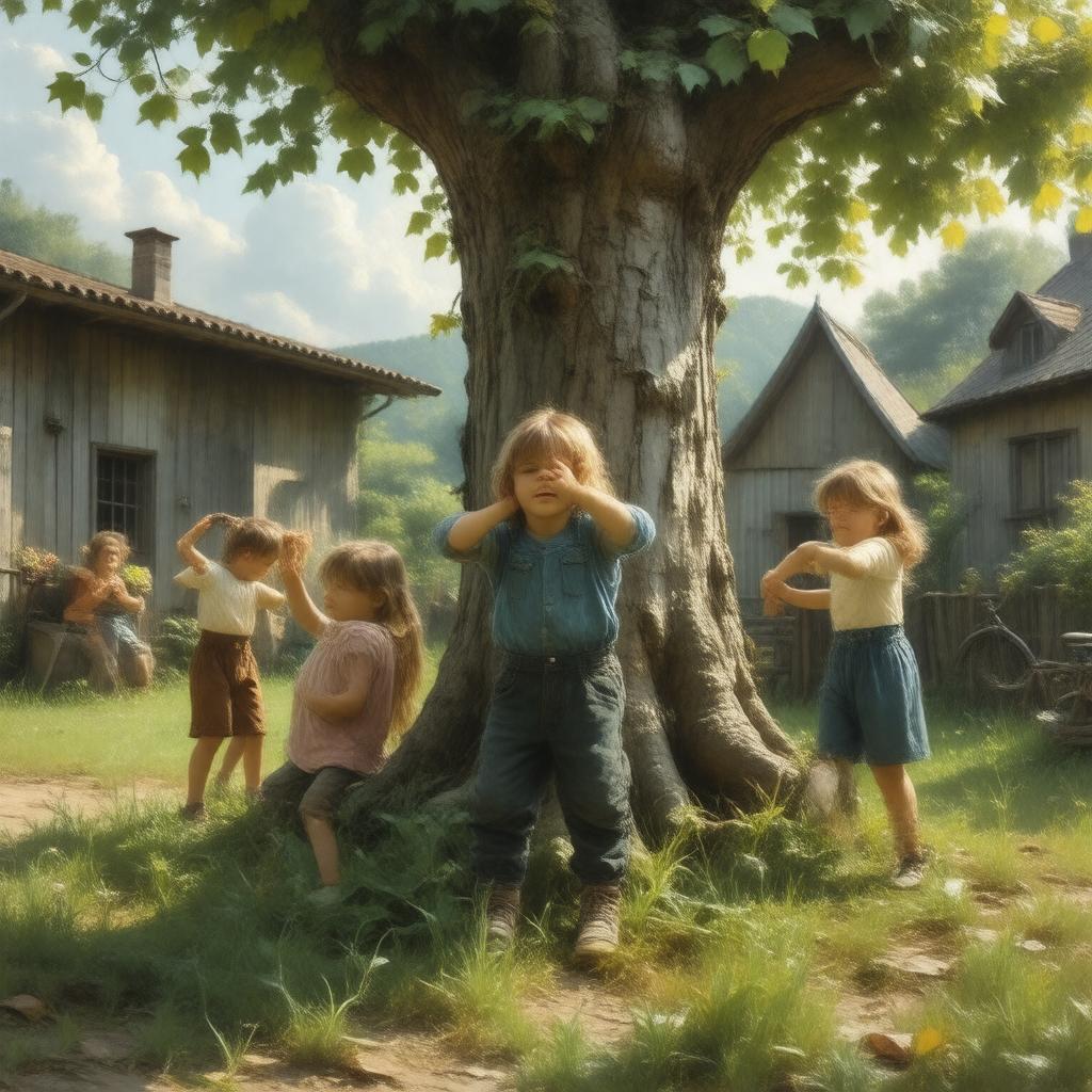 AI-created image of Hide and Seek