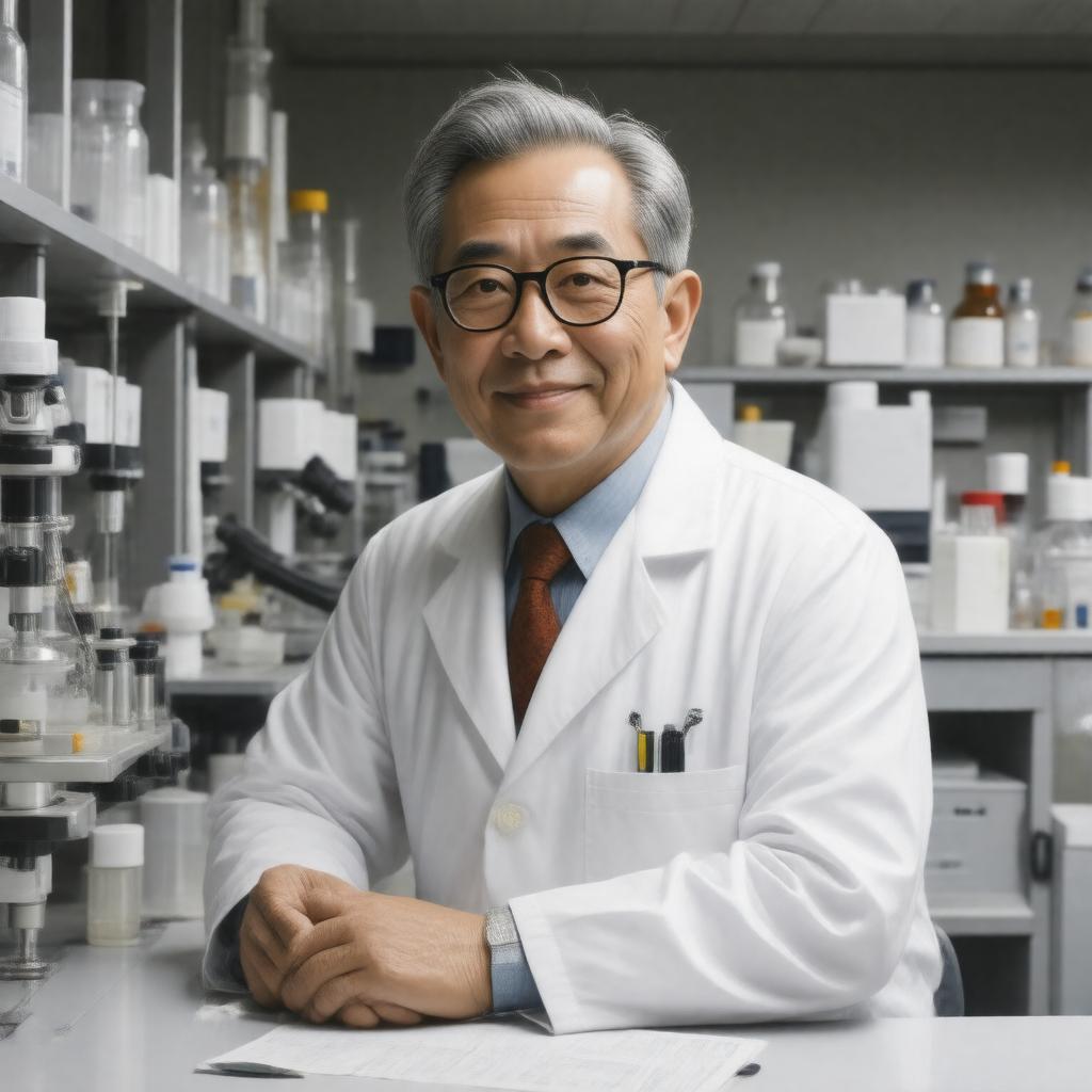 AI-created image of Hidesaburo Hanafusa