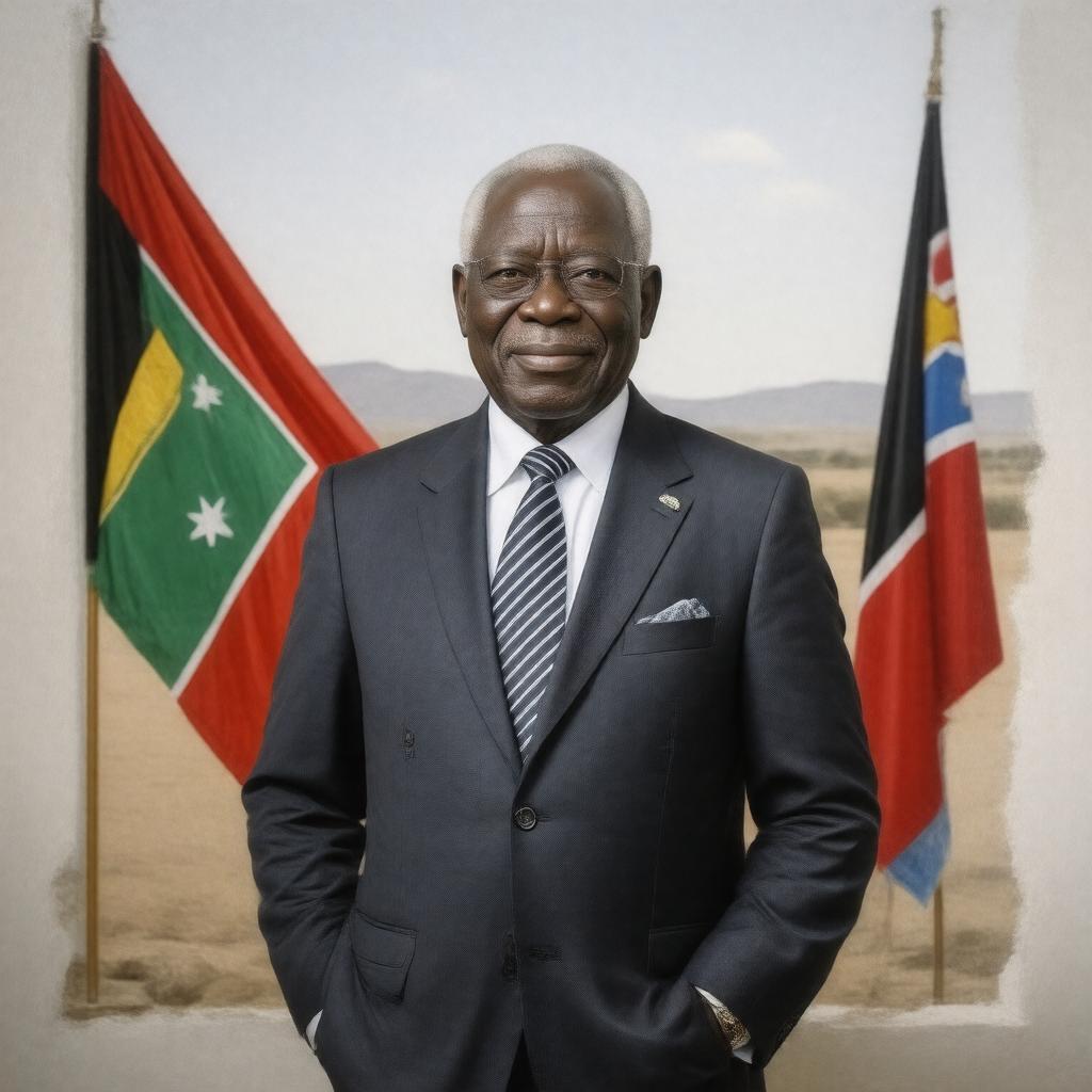 AI-created image of Hifikepunye Pohamba