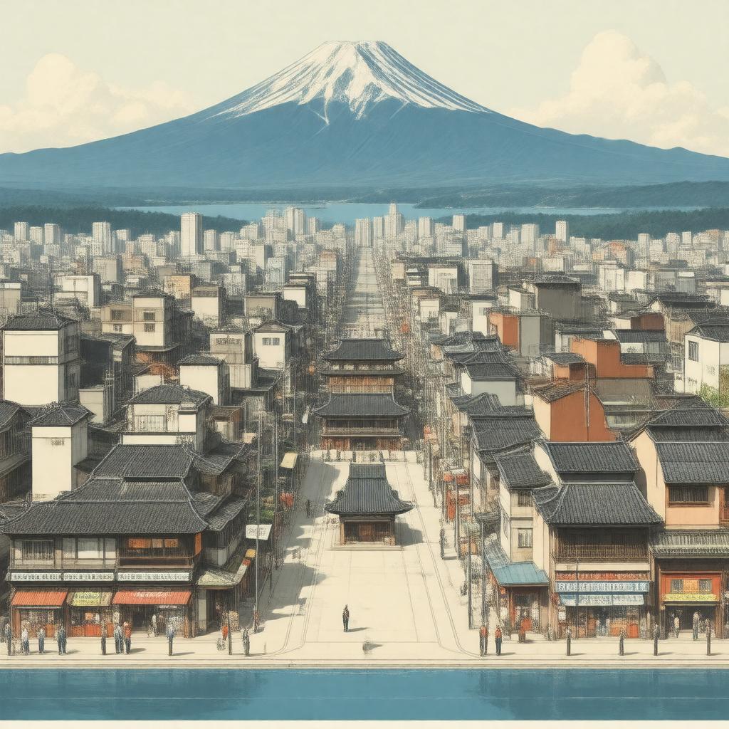 AI-created image of Higashi-ku