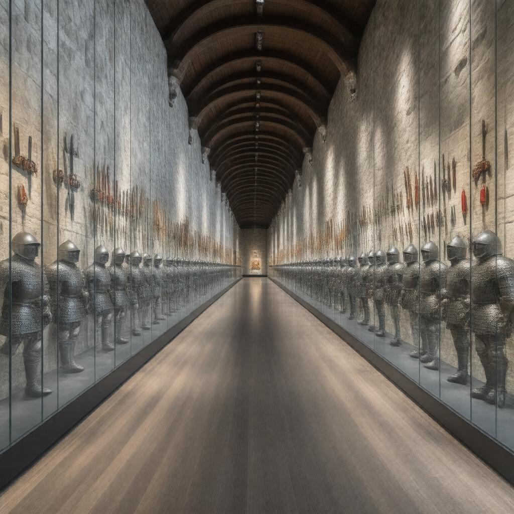 AI-created image of Higgins Armory Collection