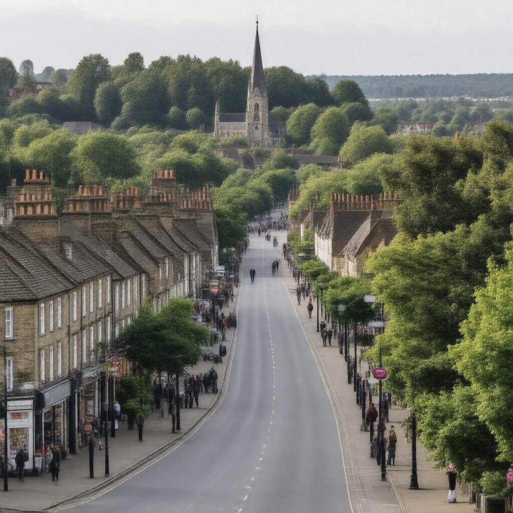 AI-created image of High Barnet