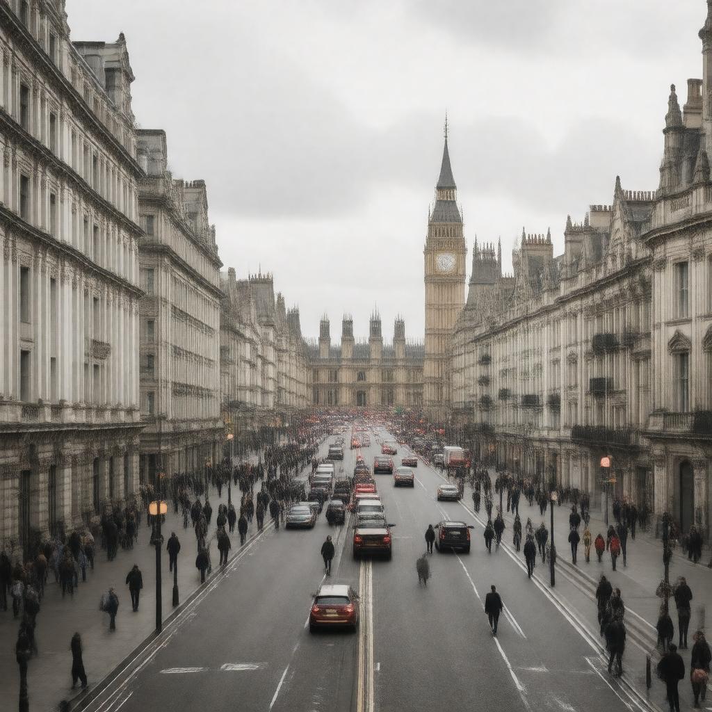 AI-created image of High Holborn