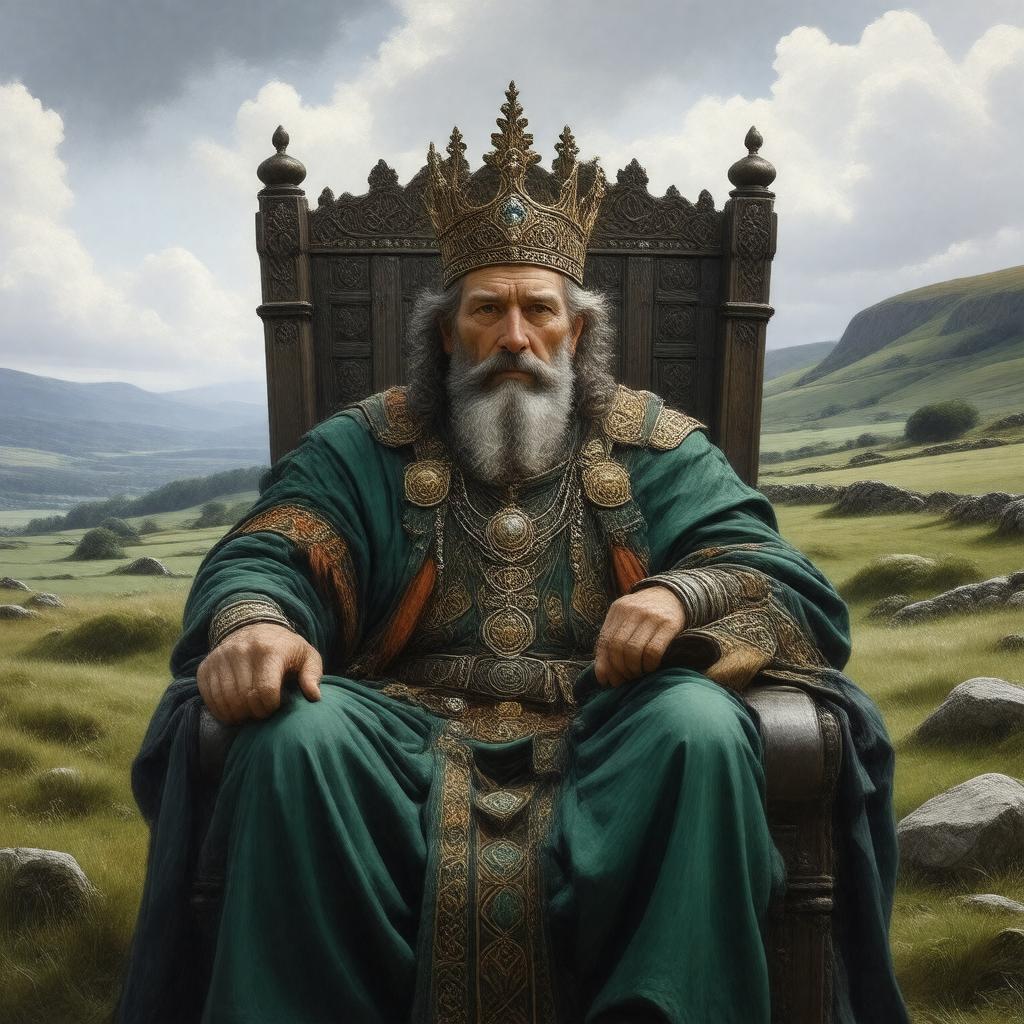 Click to view larger image AI-created image of High King of Ireland