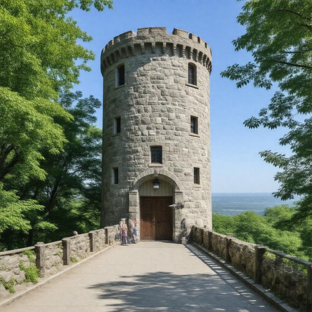 Click to view larger image AI-created image of High Rock Tower