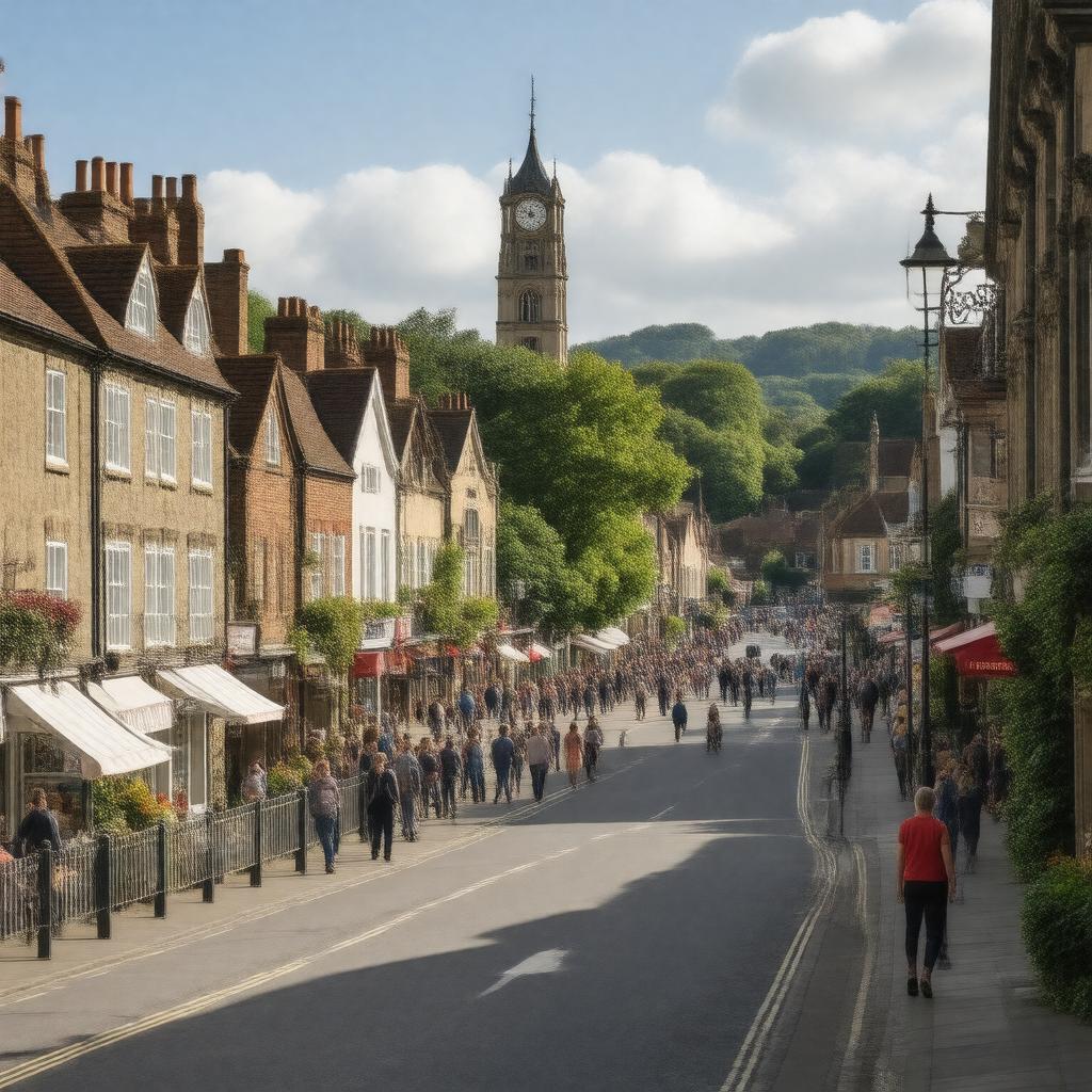 AI-created image of High Wycombe