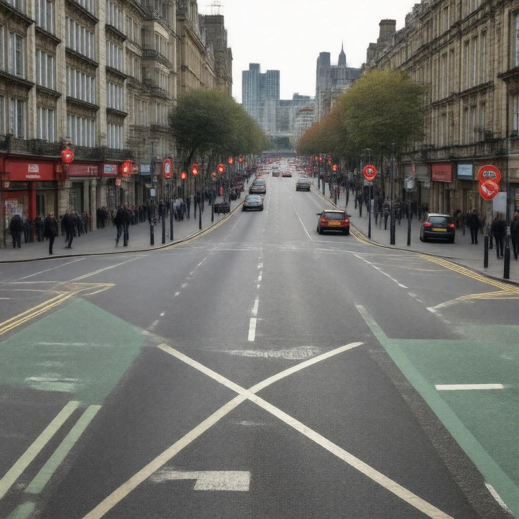 AI-created image of Highbury Corner