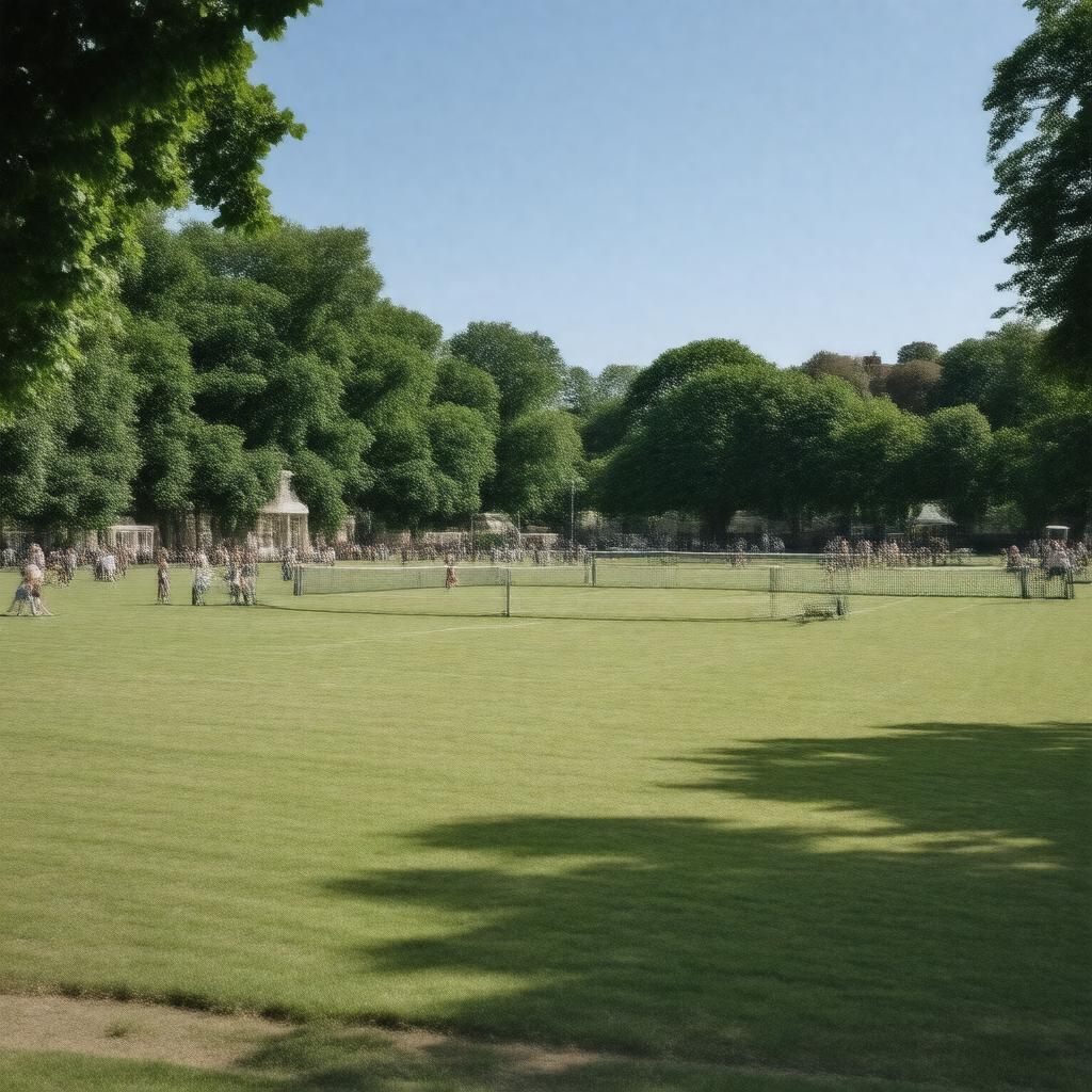 Click to view larger image AI-created image of Highbury Fields