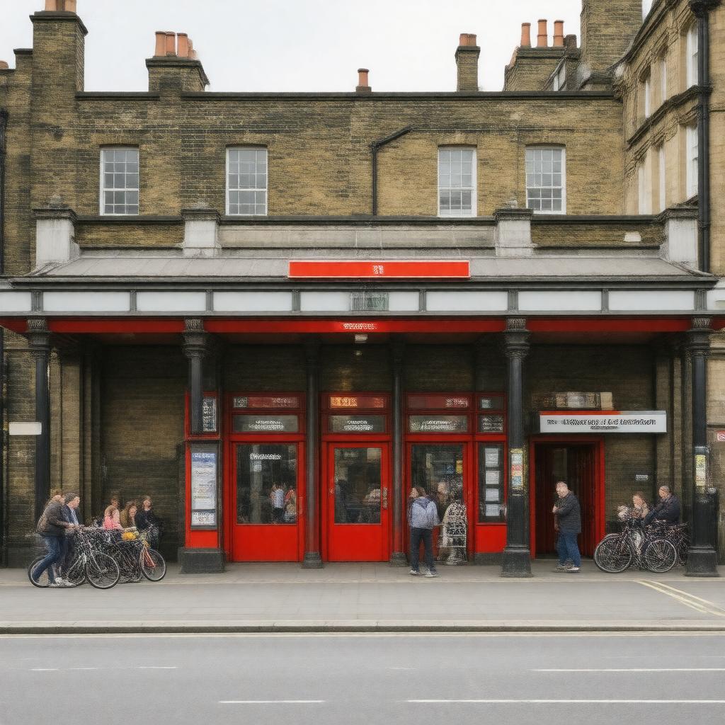 AI-created image of Highbury & Islington