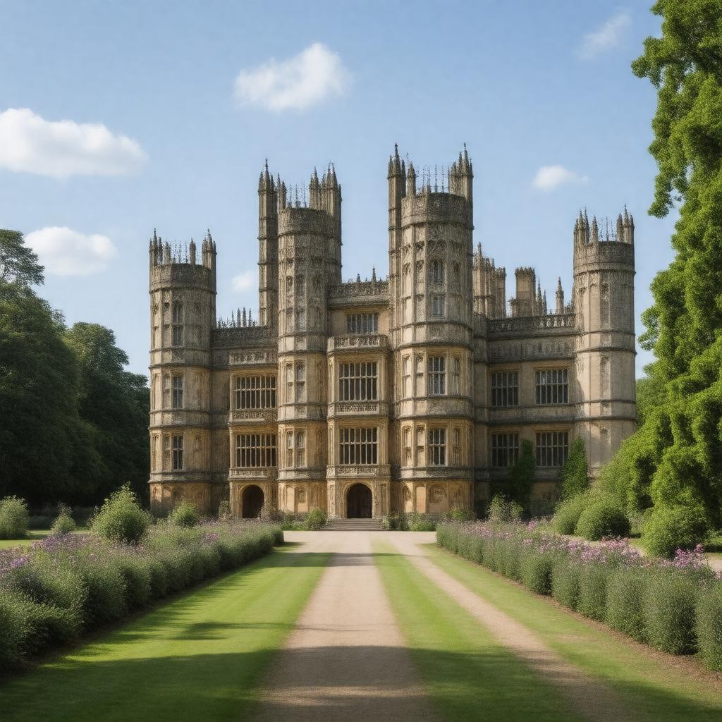 AI-created image of Highclere Castle