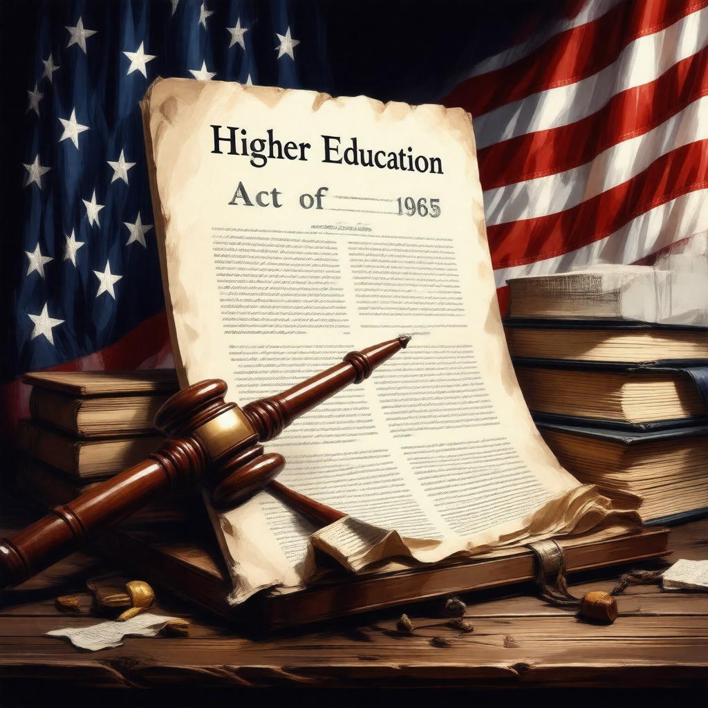 AI-created image of Higher Education Act
