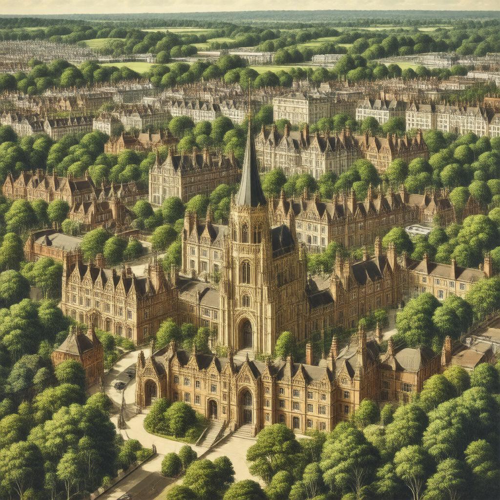 AI-created image of Highgate, London, England
