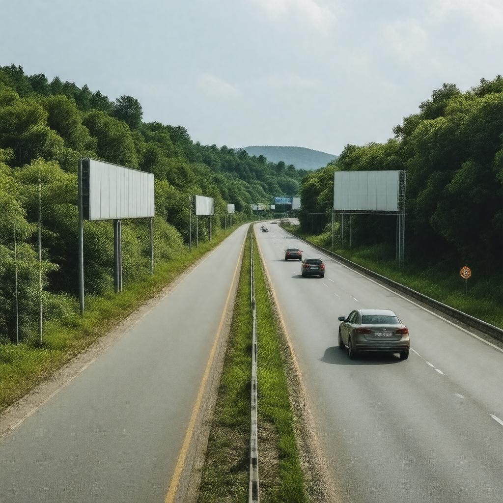 AI-created image of Highway 55