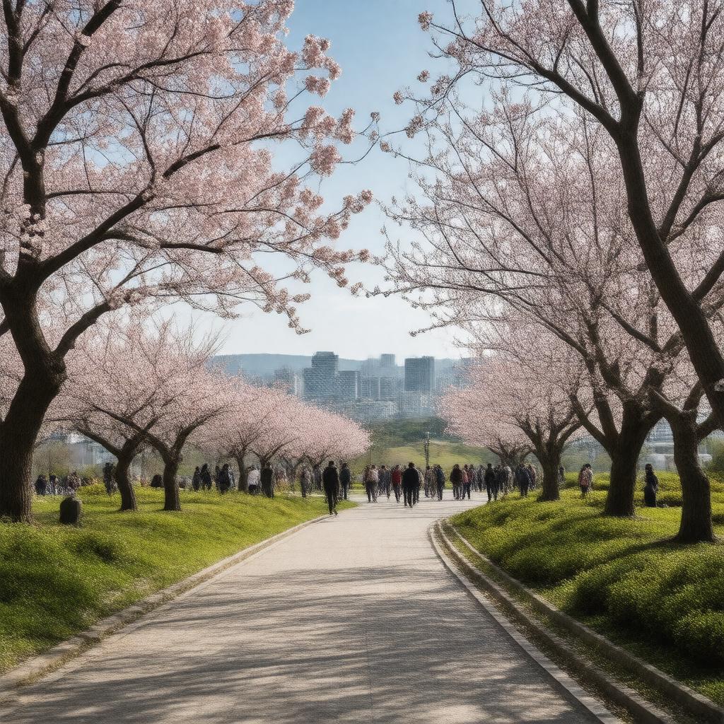 AI-created image of Hijiyama Park