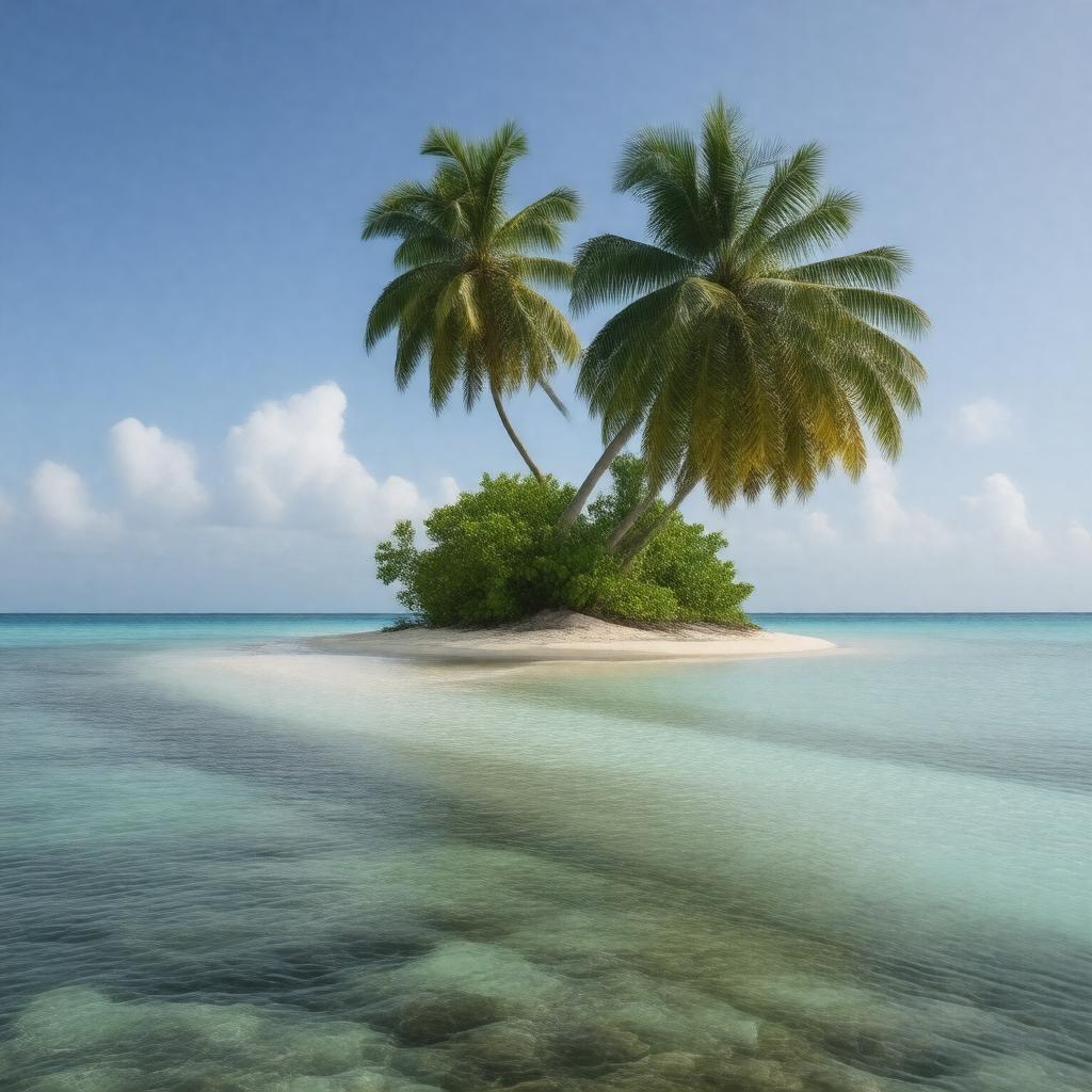 AI-created image of Hikina Island