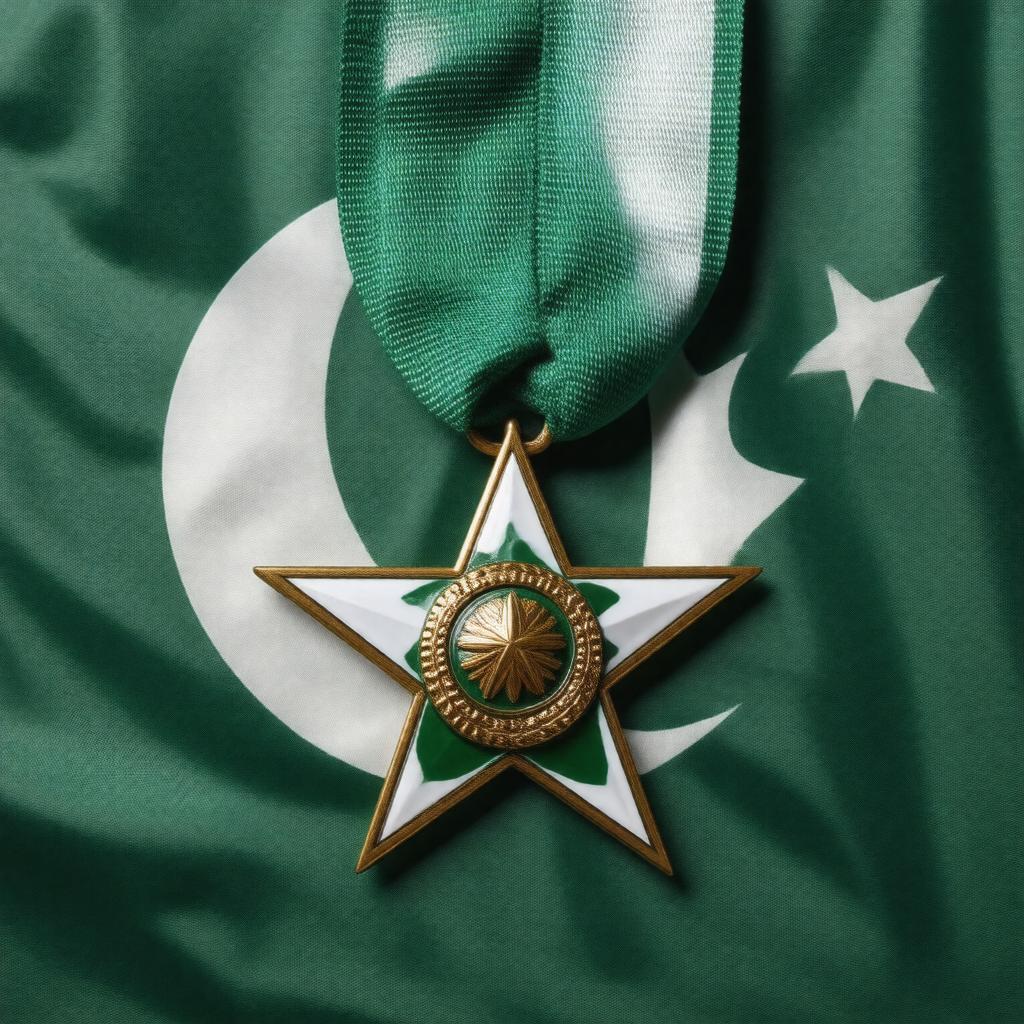 Click to view larger image AI-created image of Hilal-e-Imtiaz