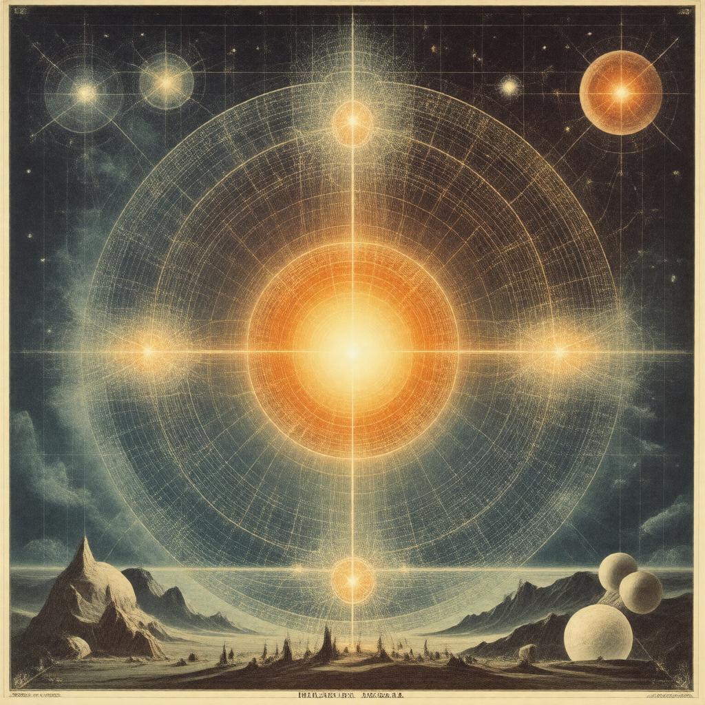 AI-created image of Hilbert's Nullstellensatz