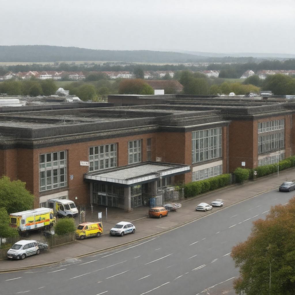AI-created image of Hillingdon Hospital