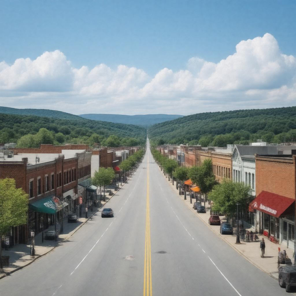 AI-created image of Hillsboro, Missouri