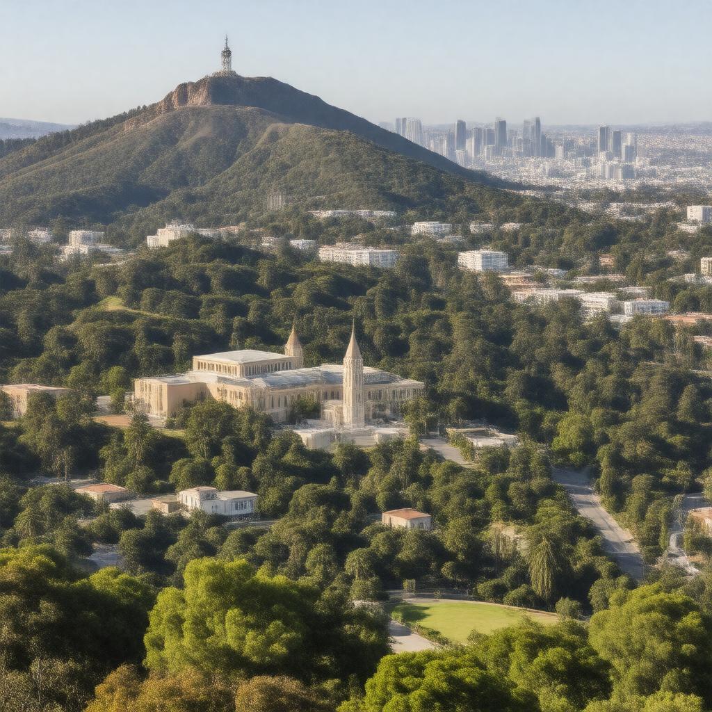 AI-created image of Hilltop Campus