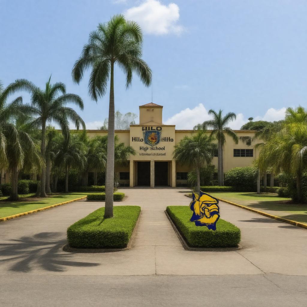 Click to view larger image AI-created image of Hilo High School