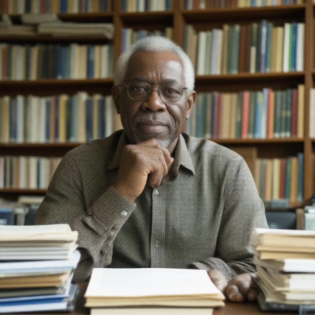 AI-created image of Hilton Als