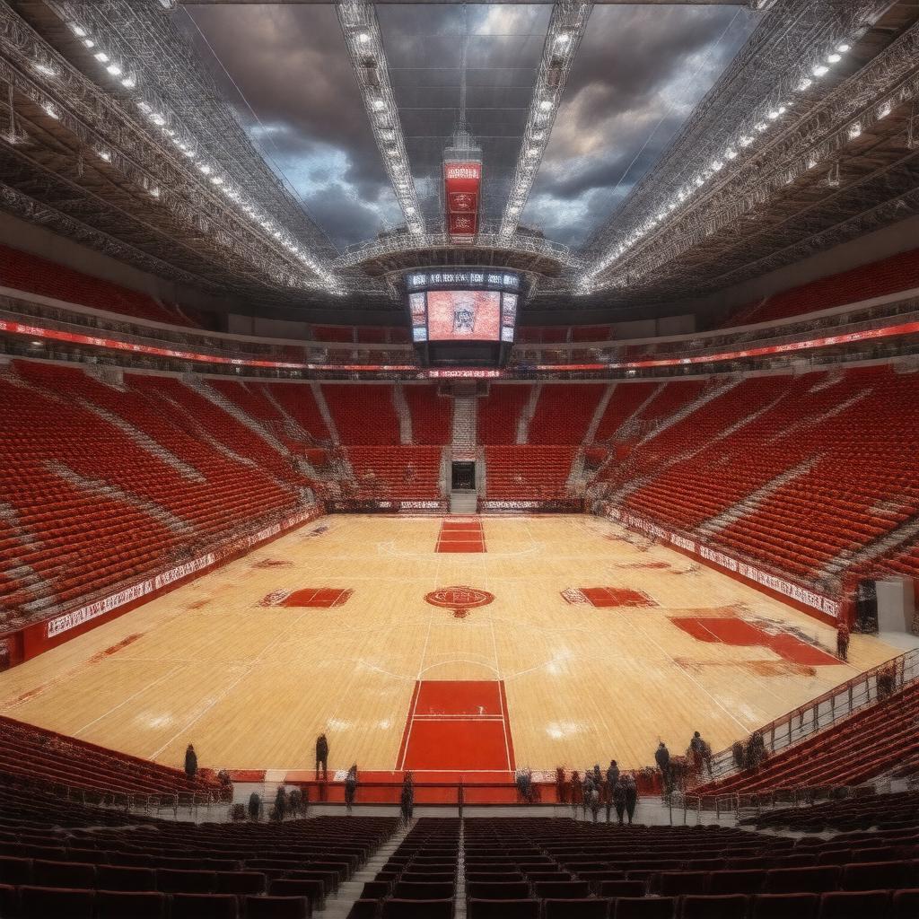 Click to view larger image AI-created image of Hilton Coliseum