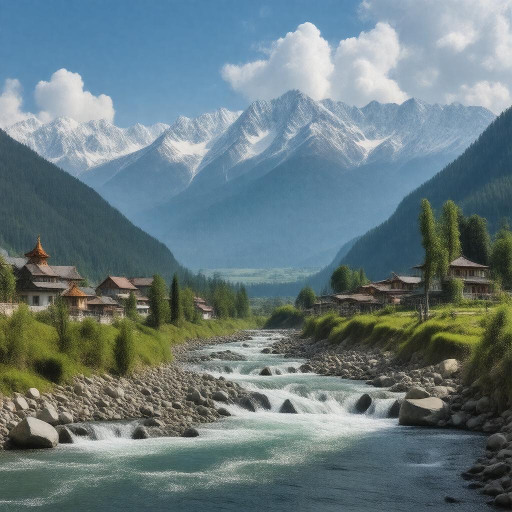 AI-created image of Himachal Pradesh
