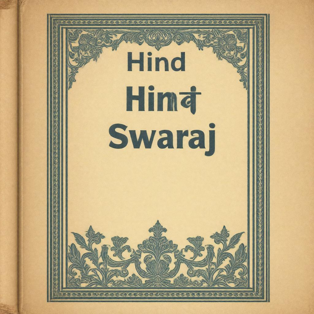 Click to view larger image AI-created image of Hind Swaraj