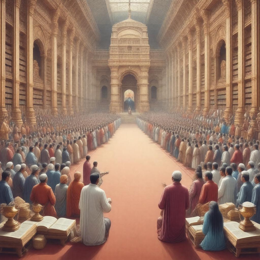 Click to view larger image AI-created image of Hindi Sahitya Sabha