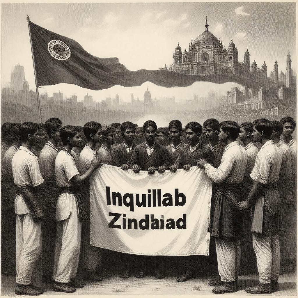 AI-created image of Hindustan Socialist Republican Association