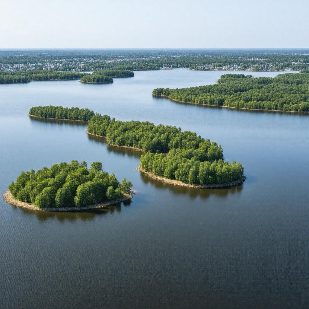 AI-created image of Hingham Bay