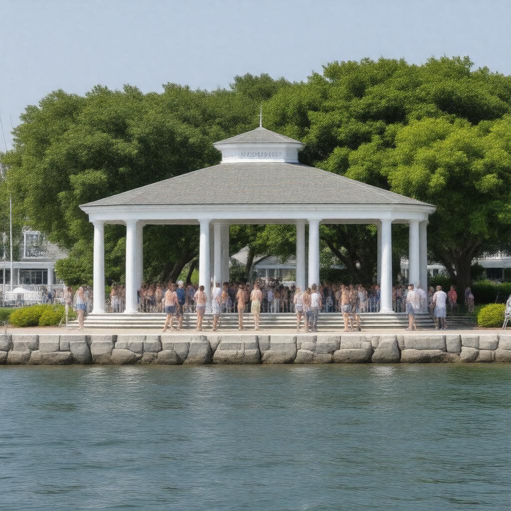 AI-created image of Hingham Harbor Pavilion