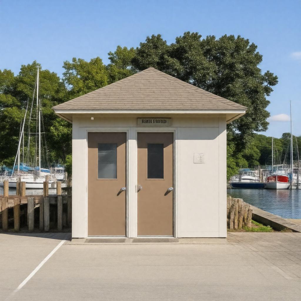 AI-created image of Hingham Harbor Restrooms