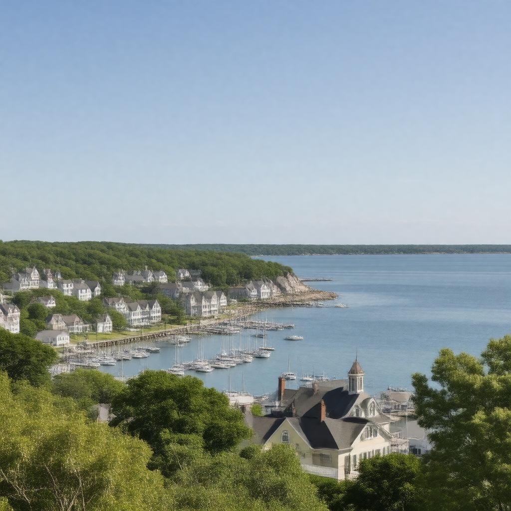AI-created image of Hingham, Massachusetts, USA