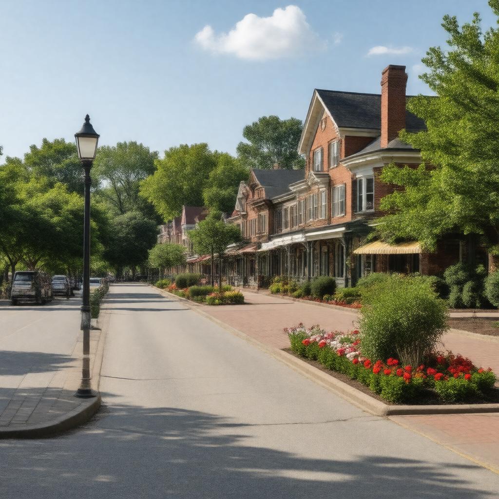 AI-created image of Hinsdale