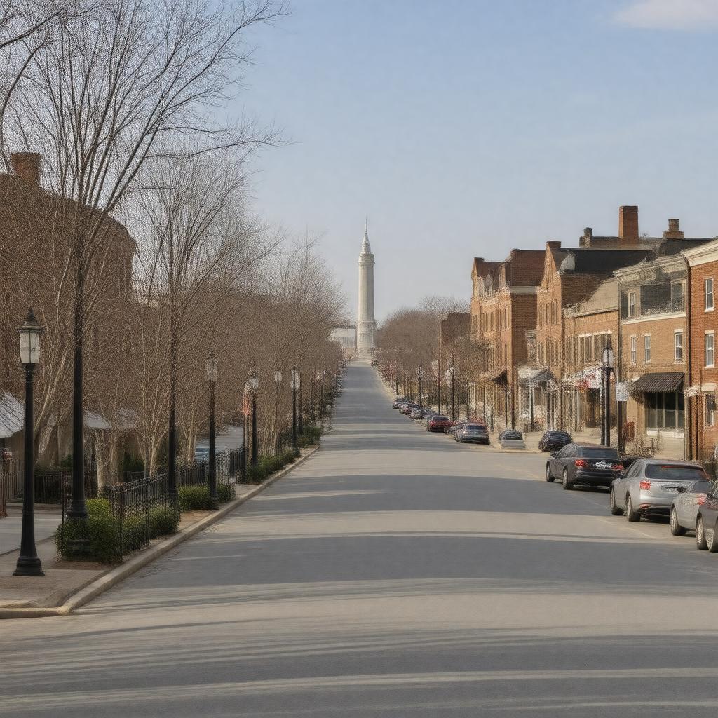 AI-created image of Hinsdale, Illinois, United States