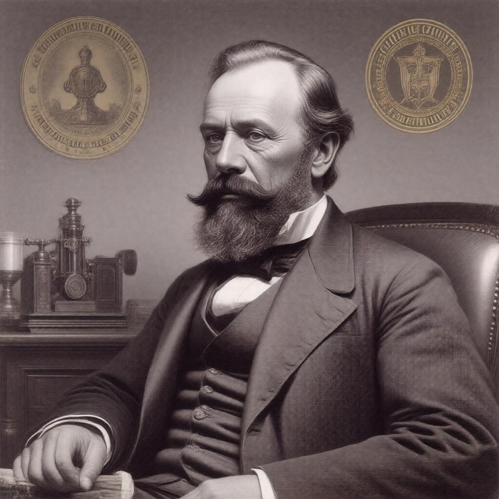 AI-created image of Hiram Sibley