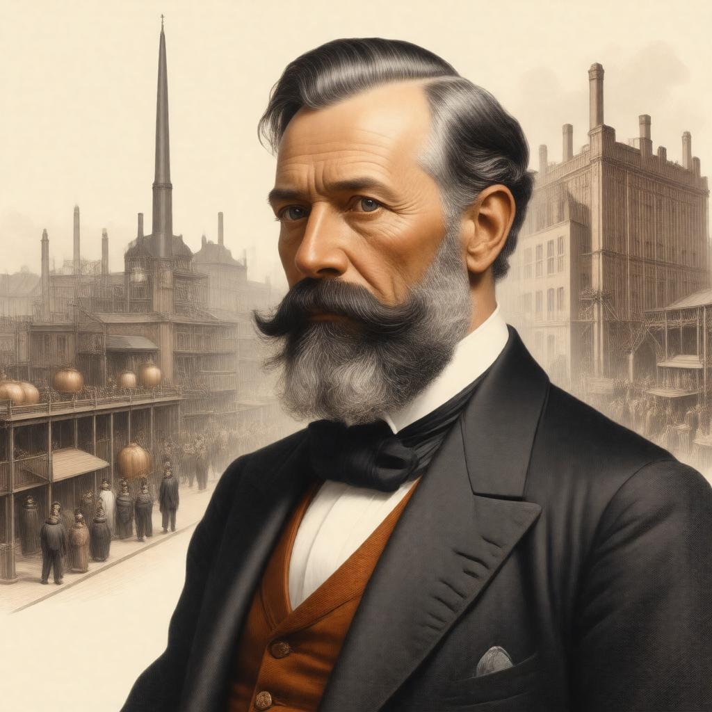 Click to view larger image AI-created image of Hiram Walker