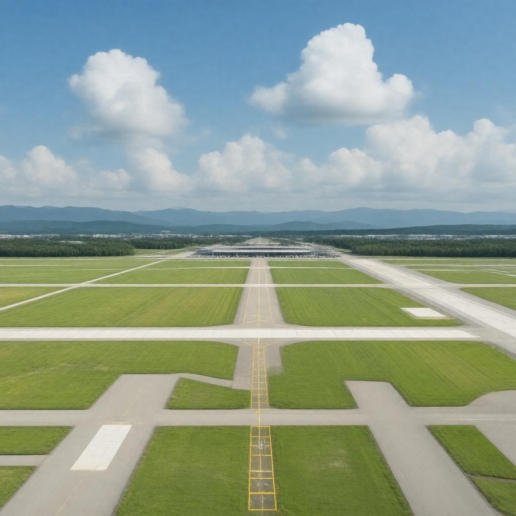 AI-created image of Hiroshima Airport