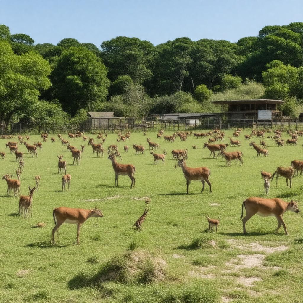 AI-created image of Hiroshima City Asa Zoological Park