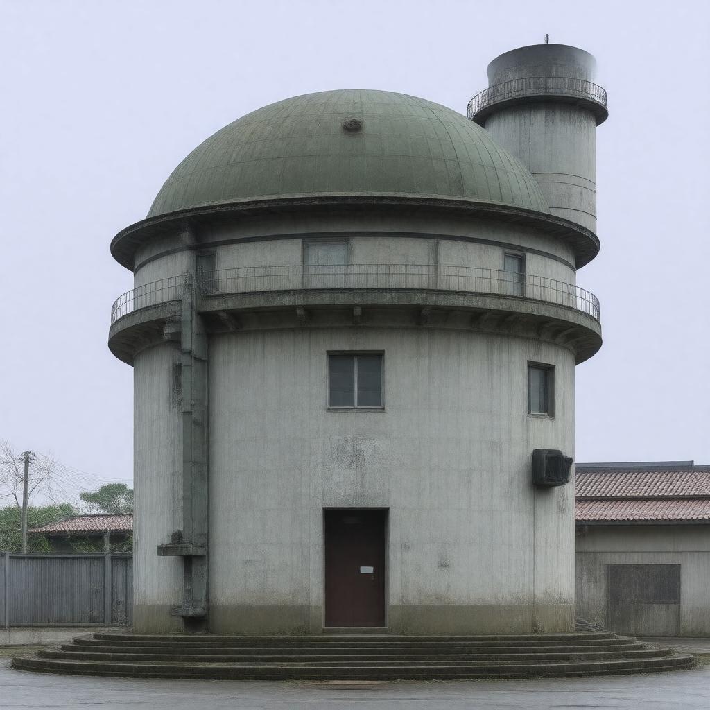 AI-created image of Hiroshima City Ebayama Museum of Meteorology