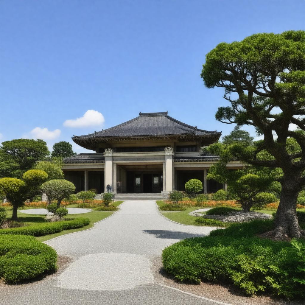 AI-created image of Hiroshima City Museum of Botany